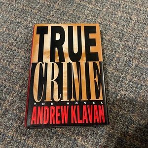 True Crime Hardcover Novel